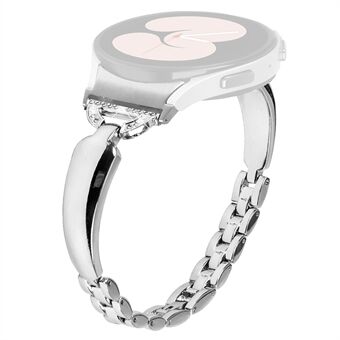 Horlogeband voor Samsung Galaxy Watch4 40 mm 44 mm / Watch4 Classic 42 mm 46 mm / Watch 5 40 mm 44 mm, strass decor koperen armband met connector