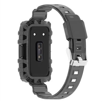 Voor Huawei Band 8 / Band 6 / Honor Band 7 / Band 6 / Band 6 Pro Clear TPU Polsband Geïntegreerde band met horlogekast