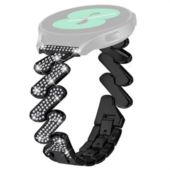 Voor Huami Amazfit Cheetah 20 mm zinklegering Polsband Strass Decorband met Steel gesp