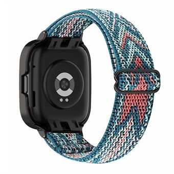 Voor Xiaomi Redmi Watch 3 Active Nylonband met hoesje Elastische horlogeband met snelsluiting