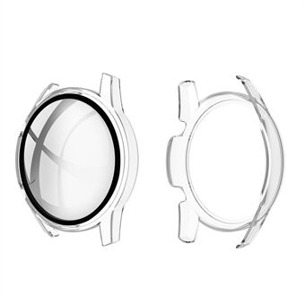 Rubberen PC Frame + Gehard Glas Screen Protector Cover Shell voor Huawei Watch GT 2 46mm