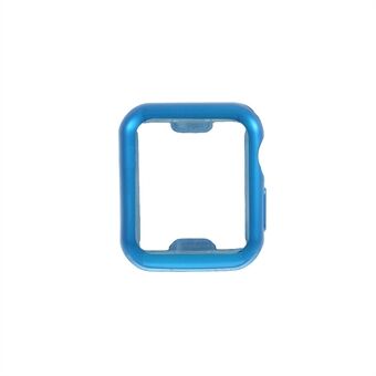 Allround galvaniserende TPU-horlogehoes + gehard glazen schermbeschermer voor Apple Watch-serie 4/5/6 / SE 44 mm