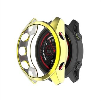 Schokbestendig Galvaniseren TPU Horloge Frame Case Protector voor Garmin Forerunner 745