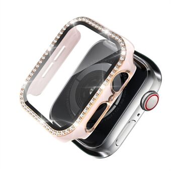 Screenprotector van gehard glas voor Apple Watch 4,5,6 en SE 44 mm - Groen en goud