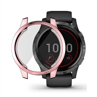 HOED Prince Gegalvaniseerde TPU Volledige Cover Anti-val Smart Horloge Case Shell voor Garmin Venu 2 45mm/Vivoactive 4 45mm