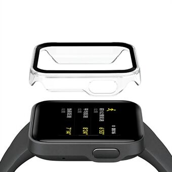 Met rubber gecoat pc-randframe met gehard glazen schermbeschermer voor Xiaomi Edge Watch