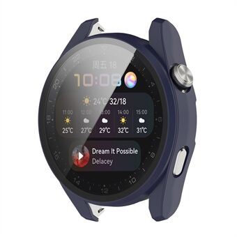 Volledige dekking pc-beschermhoes met gehard glas harde schermbeschermer voor Huawei Watch 3 Pro