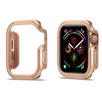 Aluminiumlegering + TPU-beschermhoes Framecover voor Apple Watch Series 4/5/6 / SE 44 mm