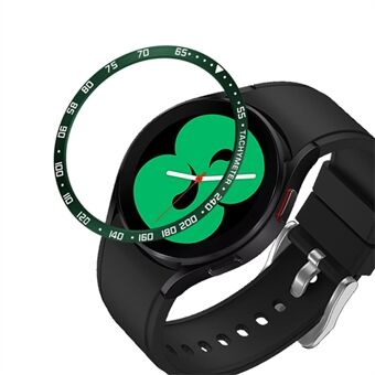 Snelheid Schaal Ontwerp Steel Zelfklevende Cover Anti-kras Collision Protector Bezel Ring voor Samsung Galaxy Watch4 Classic 42mm