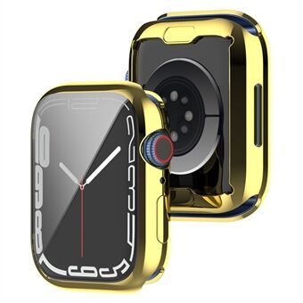 Stijlvolle gegalvaniseerde TPU-hoes Volledig beschermende hoes voor Apple Watch Series 7 45 mm