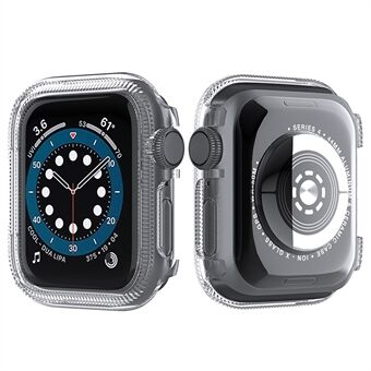 Smart Watch Clear Case Schokbestendig PC-beschermhoesframe voor Apple Watch Series 6/5/4 / SE 44 mm