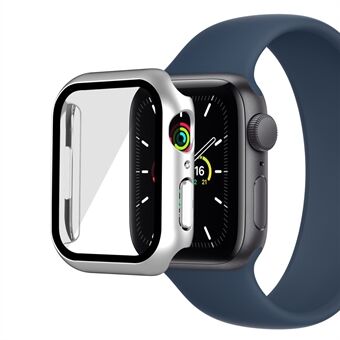 Matte PC Watch Case voor Apple Watch Series 7 41 mm, verzinkte klokbeschermer met schermbeschermer van gehard glas