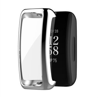 Voor Fitbit Inspire 3 Galvaniseren TPU Case met Screen Protector Scratch Smart Watch Case: