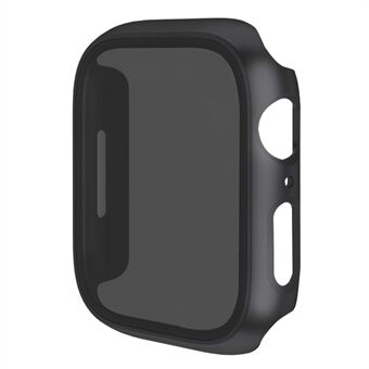 Voor Apple Watch Series 7/8 45mm Anti-Drop Case Integreer Hard PC Case Cover met Anti-Peep Gehard glas Screen Protector