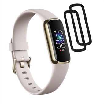 2PCS / Pac goed beschermde PMMA-beschermfolie op volledig scherm voor Fitbit Luxe