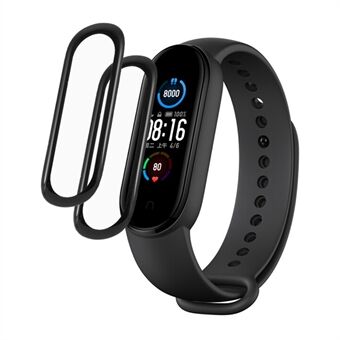 2 stuks / set PMMA beschermfolie op volledig scherm voor Huami Amazfit Band 5