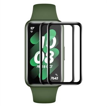 ENKAY 2 stuks / set voor Huawei Band 7 / Band 6/ Honor Band 6 3D gebogen zachte pc- Edge + PMMA ultraheldere beschermende film hoge transparantie volledige dekking beschermer