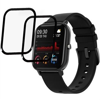 Voor COLMI P28/P28 Plus 2 stks/set Smartwatch screen protector 3D gebogen Edge volledige dekking PMMA zachte film