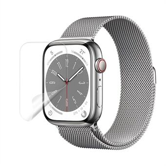 Voor Apple Watch Series 8 / 7 41 mm anti- Scratch screenprotector Sensitive Touch HD Clear Soft TPU Screen Film