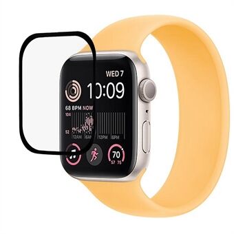 RURIHAI Voor Apple Watch SE/SE (2022) 44mm/Serie 4/5/6 44mm Koolstofvezel Gehard Glas Screen Protector Anti- Scratch Scherm Cover HD Horloge Screen Film