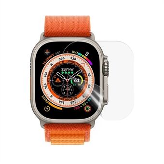 Voor Apple Watch Ultra 49 mm TPU flexibele schermbeschermer Volledige bescherming Anti Scratch