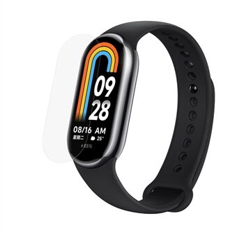 Stofdichte TPU-schermfolie voor Xiaomi Smart Band 8, HD Clear Smartwatch-schermbeschermer