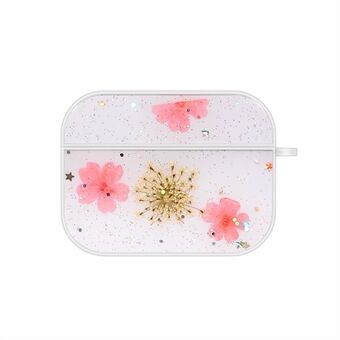 Sakura Decor acryl + TPU koptelefoon hybride beschermhoes voor Apple AirPods Pro