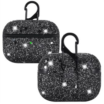 Heart Shape Glitter Sequins Series PC-beschermende oortelefoonhoes voor Apple AirPods Pro