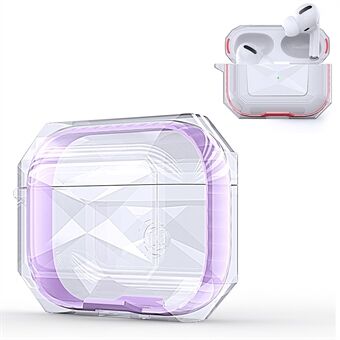 Contrastkleurige Rhombus Style Cover Case voor Apple AirPods Pro