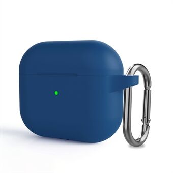 Bluetooth-oortelefoon Siliconen beschermhoes Stofdichte hoes met karabijnhaak voor Apple AirPods 3