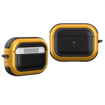 Stijlvolle TPU + pc Anti-drop draadloze hoofdtelefoonhoes Beschermhoes voor AirPods Pro
