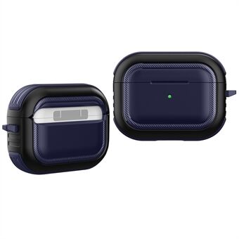 Stijlvolle TPU + pc Anti-drop draadloze hoofdtelefoonhoes Beschermhoes voor AirPods Pro