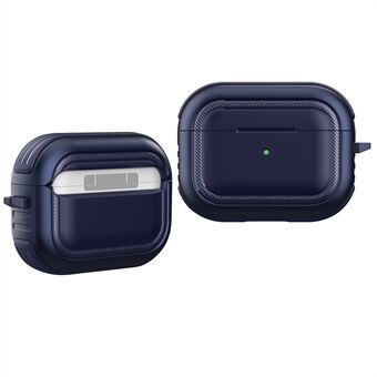 Stijlvolle TPU + pc Anti-drop draadloze hoofdtelefoonhoes Beschermhoes voor AirPods Pro