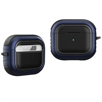 Bluetooth-hoofdtelefoon Anti-drop TPU + pc-beschermhoes met ophanggesp voor AirPods 3