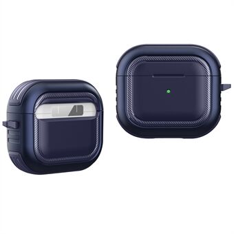 Bluetooth-hoofdtelefoon Anti-drop TPU + pc-beschermhoes met ophanggesp voor AirPods 3