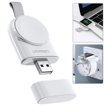 UGREEN draadloze magnetische oplader compatibel met draagbare USB-oplader uit de Apple Watch-serie - (MFi-gecertificeerd)