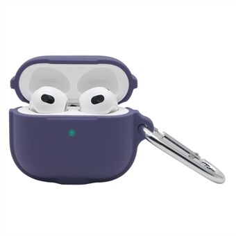 Voor Apple AirPods 3 Cover Cover Draagbare Beschermhoes Oordoppen Zachte Siliconen Protector Met Sleutelhanger: