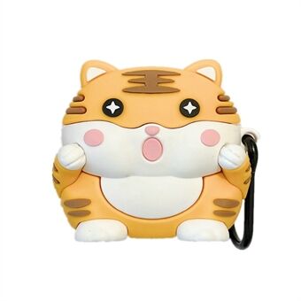 Voor Apple AirPods Pro Bluetooth Oortelefoon Case Cartoon Tiger Zachte Siliconen Beschermhoes: