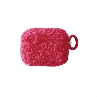 Fluff + TPU Cover voor Apple AirPods Pro Oplaadhoes Cover Bluetooth-headsetbeschermer met gesp