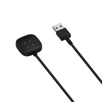 Voor Fitbit Versa 4 Smart Watch Charger Cord 1m Usb-kabel Magnetische Probe Opladen Dock: