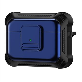 Voor AirPods Pro 2 Drop-proof Oortelefoon Cover TPU + PC Shockproof Case met drukknop