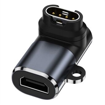 Bekijk oplaadconnector voor Garmin Watch, 90 graden rechte hoek naar Micro USB Smartwatch-opladeradapter