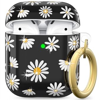 AHASTYLE PT-LC142-A-DY Voor AirPods 1/2 Bluetooth Oortelefoon Splittable Cover IMD Daisy Patroon TPU Beschermhoes