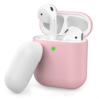 AHASTYLE PT38 oortelefoonhoesje voor AirPods met oplaadcassette (2016) / (2019) / AirPods met draadloze oplaadcassette (2019) Oordopjes siliconen hoes