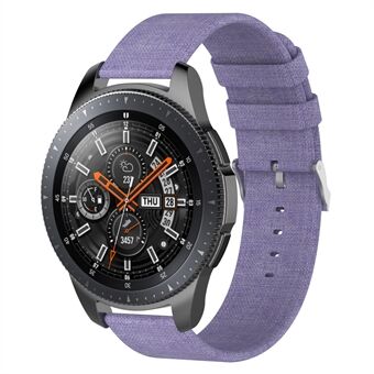 Metalen gesp Nylon canvas horlogeband 22 mm voor Samsung Galaxy Watch 46 mm / Garmin Vivoactive 4 "