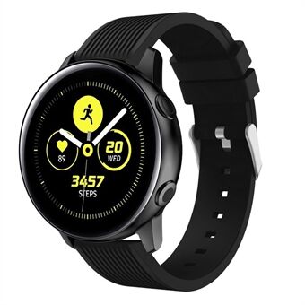 Stripe Texture Zachte siliconen horlogeband voor Samsung Galaxy Watch Active SM-R500