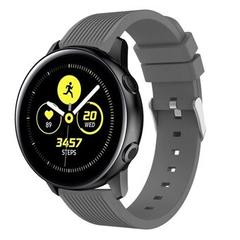 Stripe Texture Zachte siliconen horlogeband voor Samsung Galaxy Watch Active SM-R500