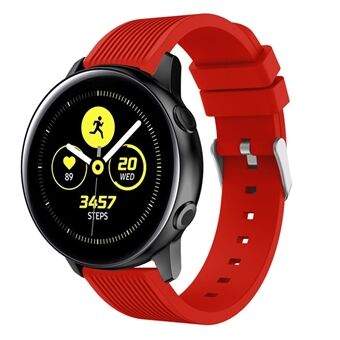 Stripe Texture Zachte siliconen horlogeband voor Samsung Galaxy Watch Active SM-R500