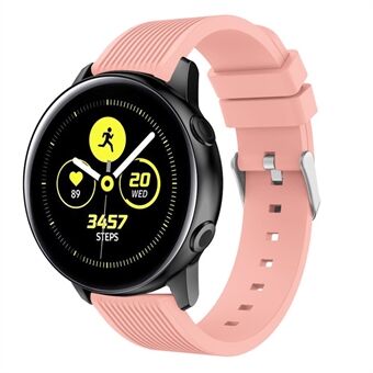 Stripe Texture Zachte siliconen horlogeband voor Samsung Galaxy Watch Active SM-R500