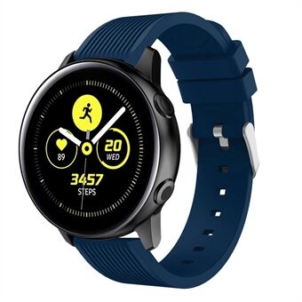 Stripe Texture Zachte siliconen horlogeband voor Samsung Galaxy Watch Active SM-R500